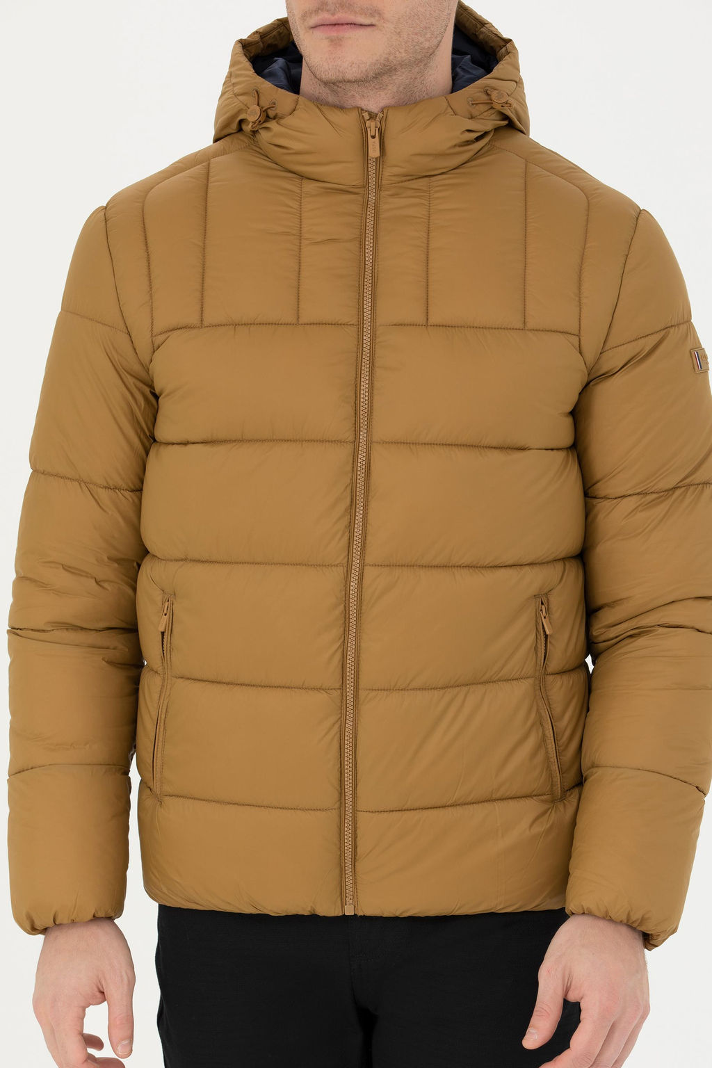 Мужское светлое пальто цвета хаки Неожиданная скидка в корзине - U.s. polo assn фото 13