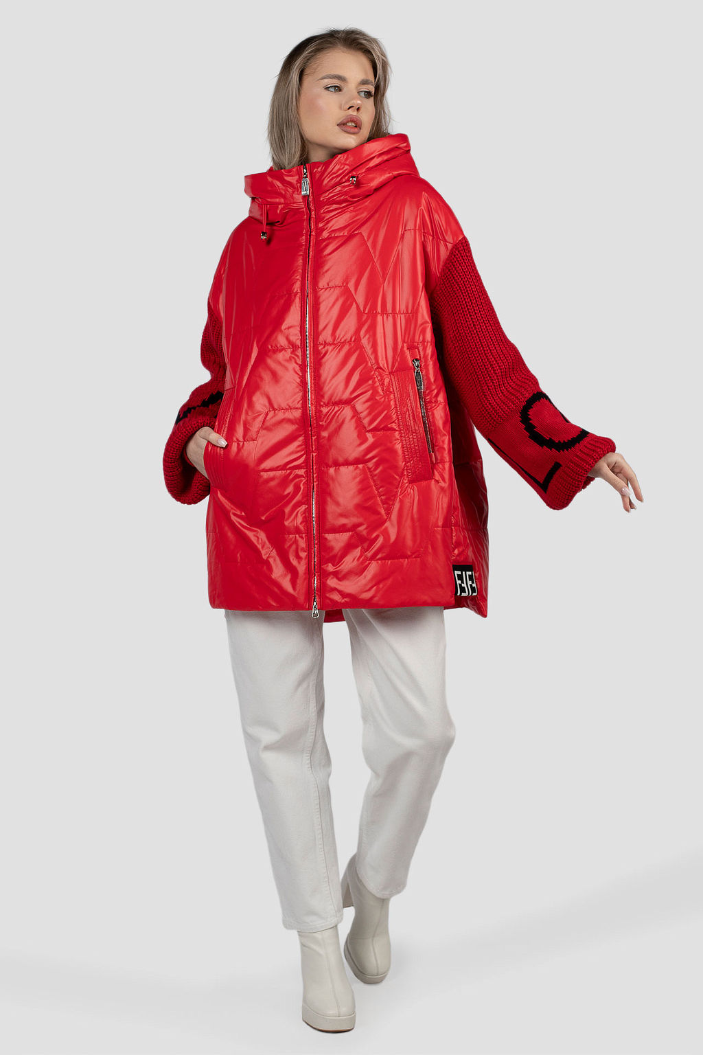 04-2993 Куртка женская демисезонная (Холлофайбер 100) - El podio фото 7