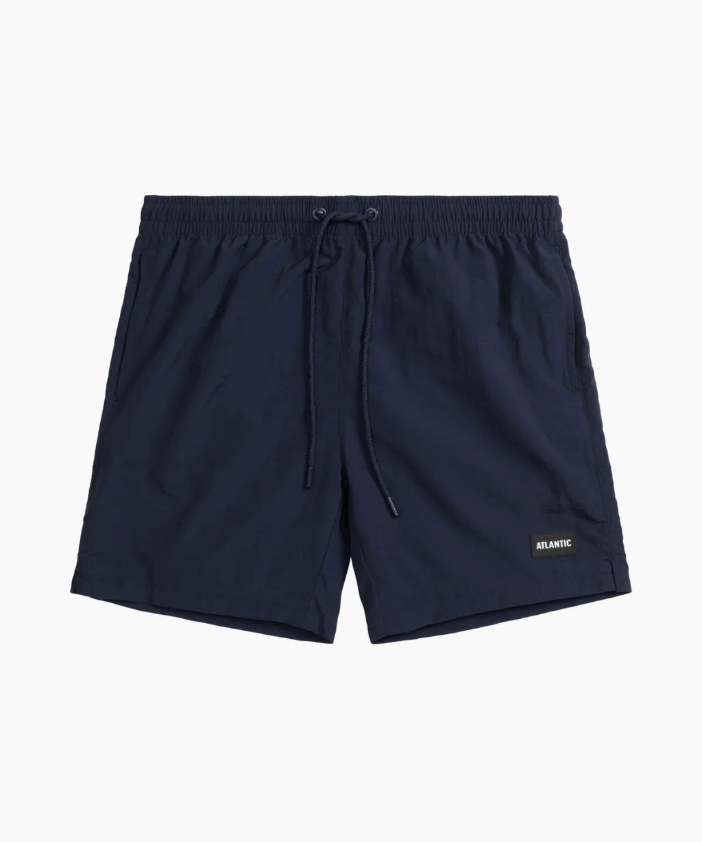 ATLANTIC KMB-225 Шорты мужские пляжные Paper Touch темно-синий  фото 2