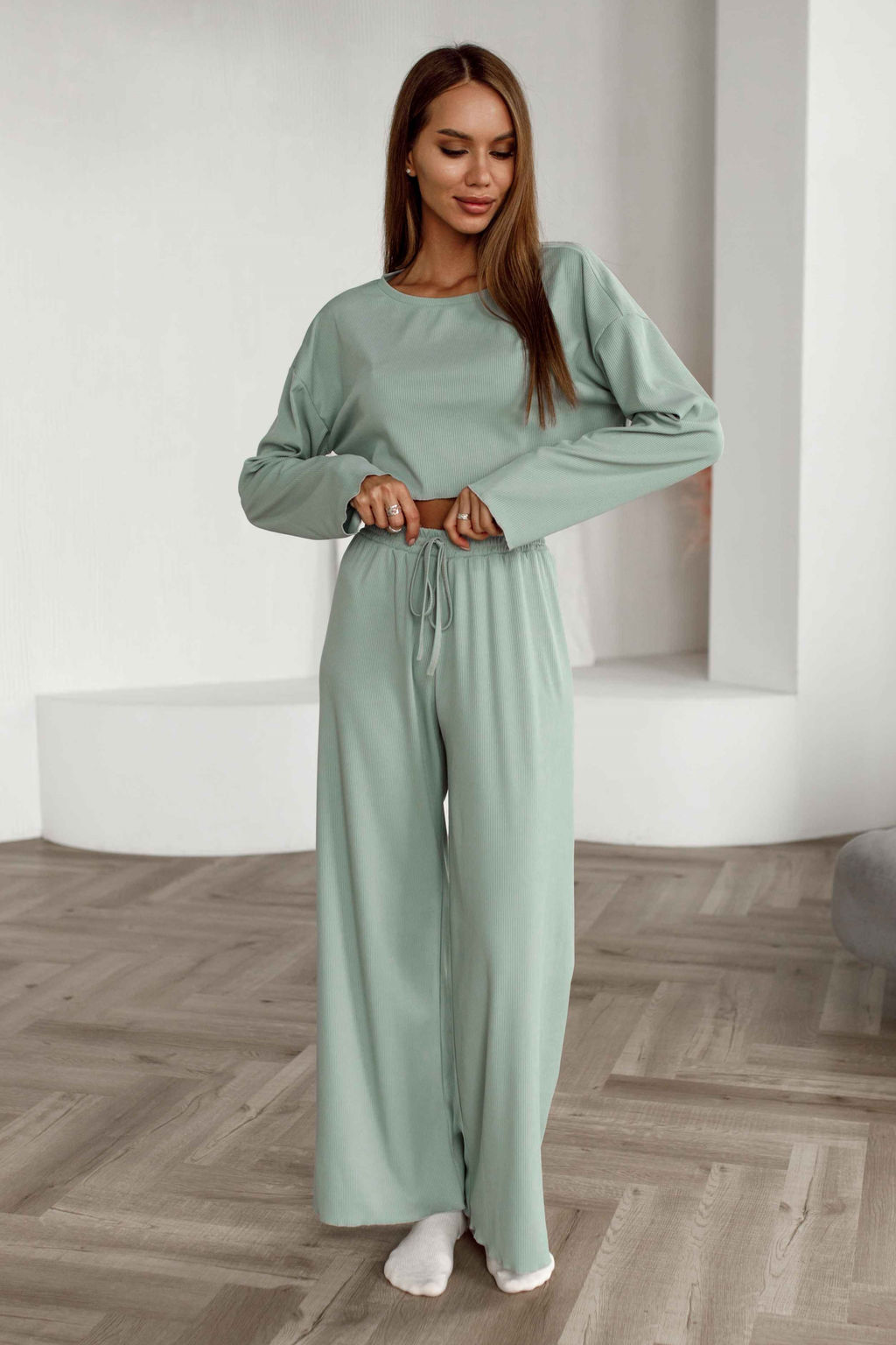 ПИЖАМА В РУБЧИК. ВИДЕО! - Karolina фото 8