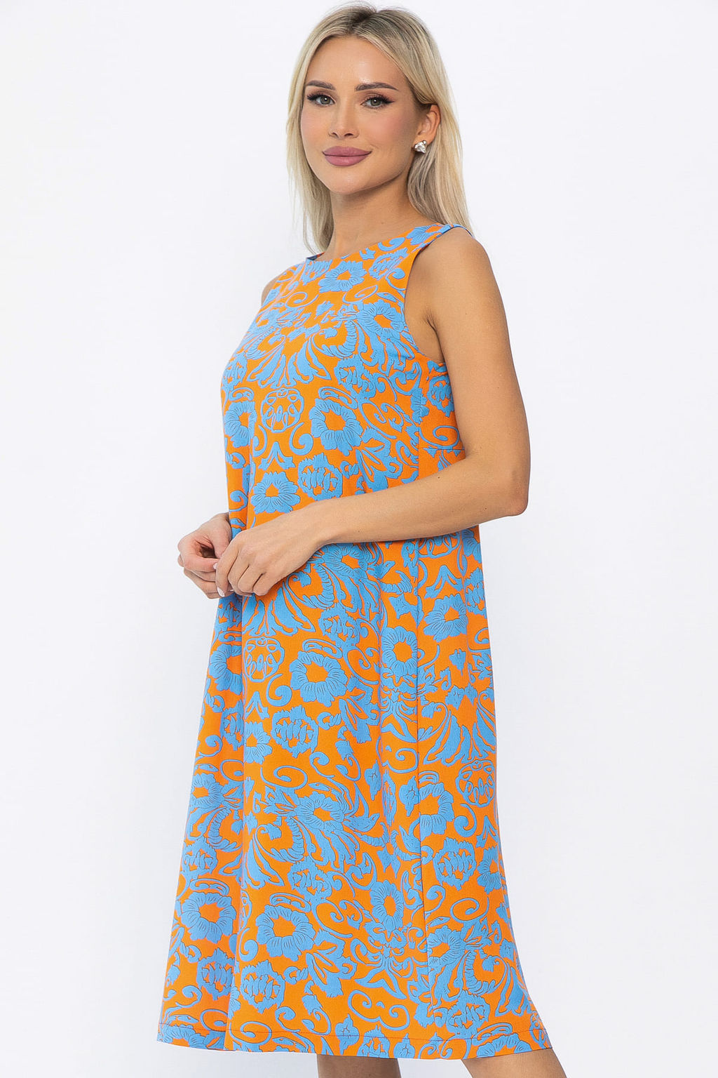 Платье Люси (оранжевое) П13857-25М - Lt collection фото 6