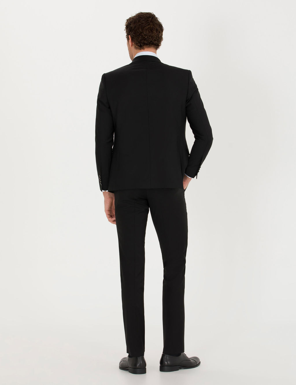 Черные зауженные брюки из ткани - Cacharel фото 4