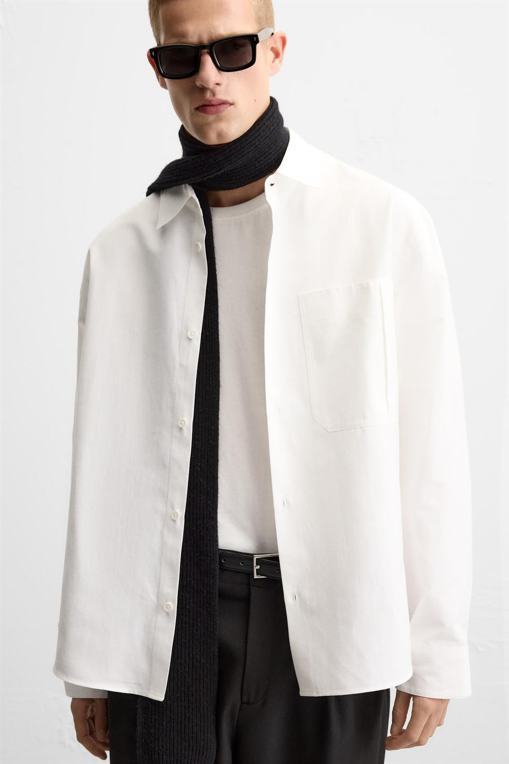 STRIPED SHIRT WITH POCKET - Zara фото 14