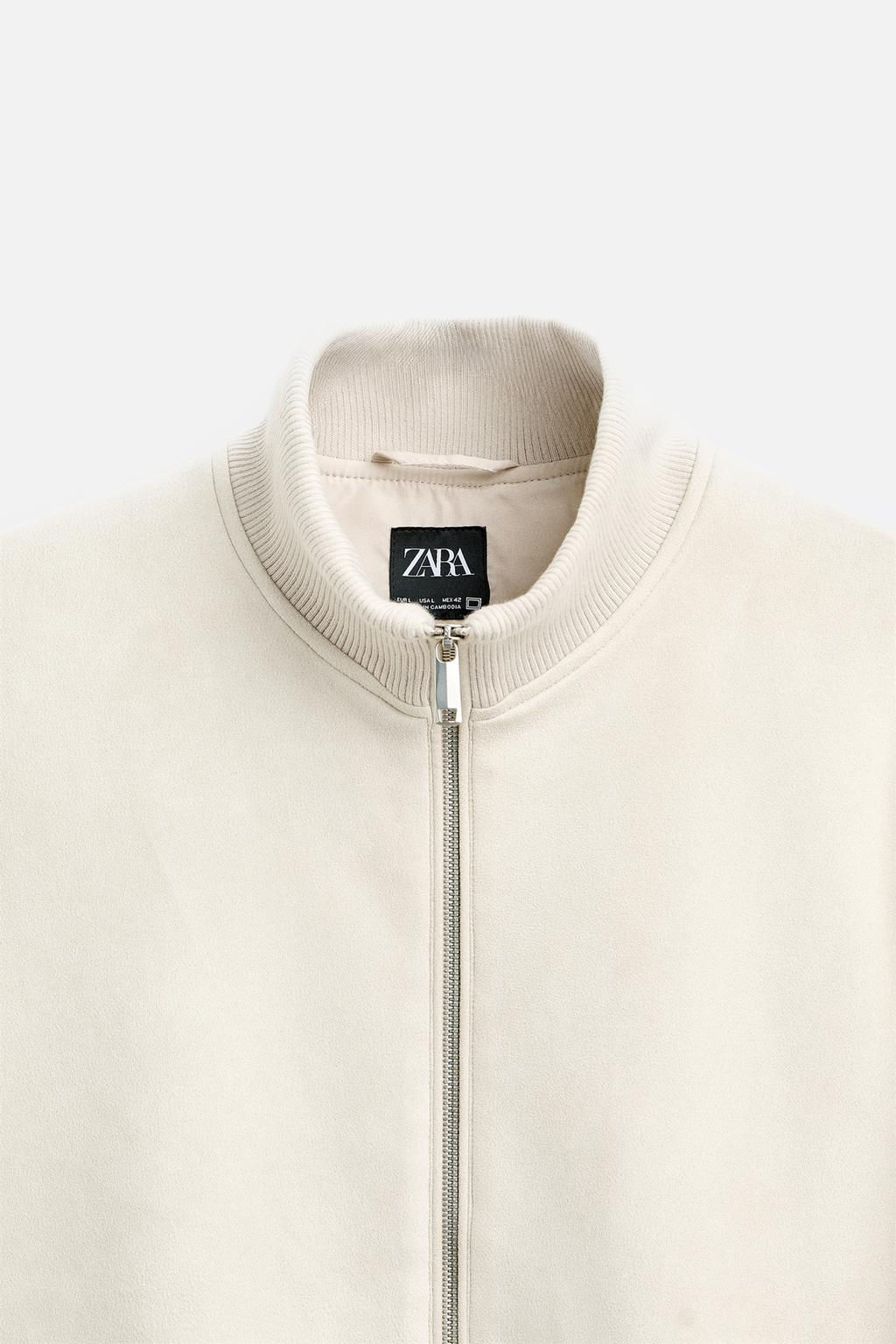 FAUX SUEDE JACKET - Zara фото 32