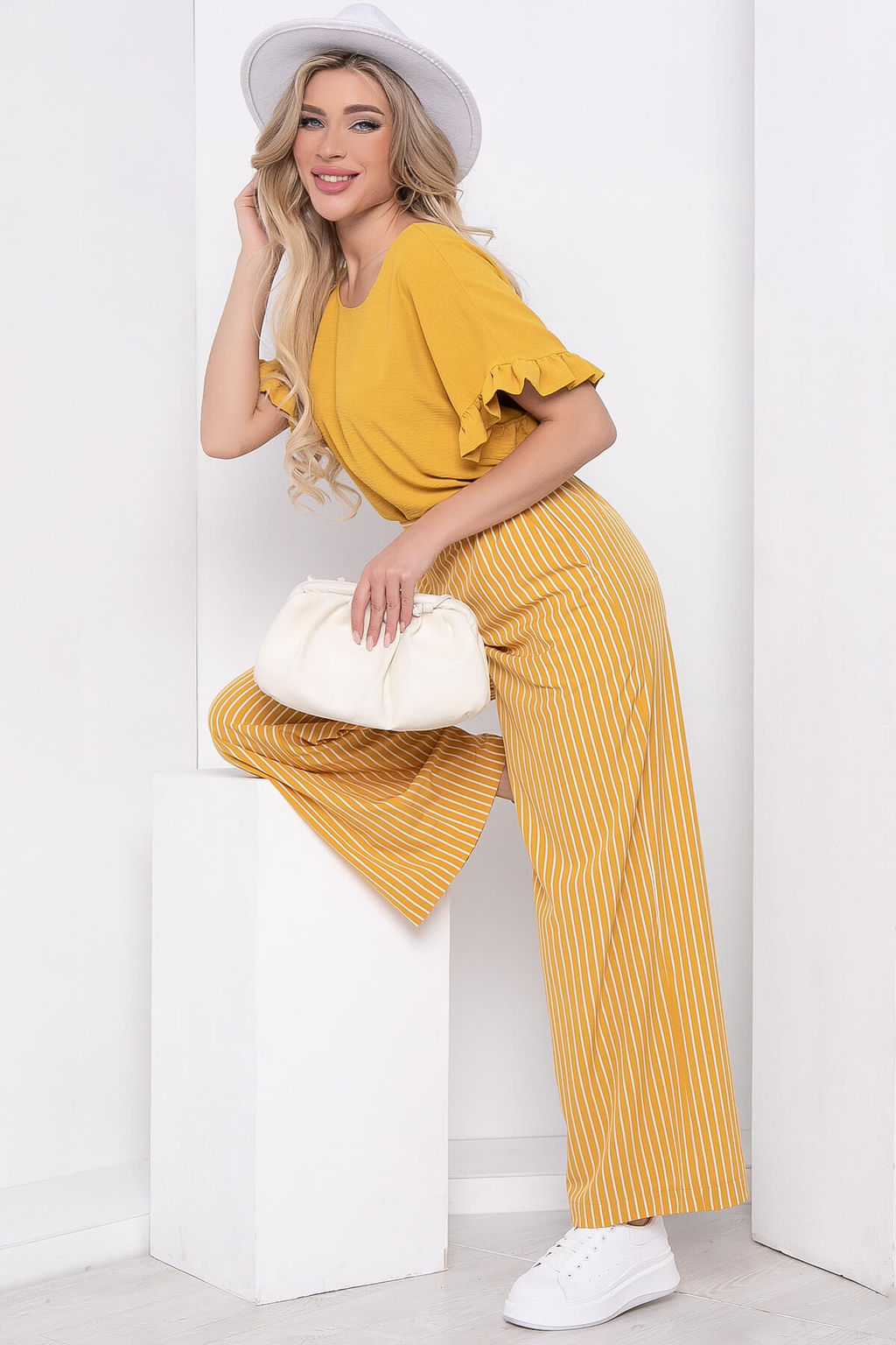 Блуза Эрика (желтая) Б8627 - Lt collection фото 5