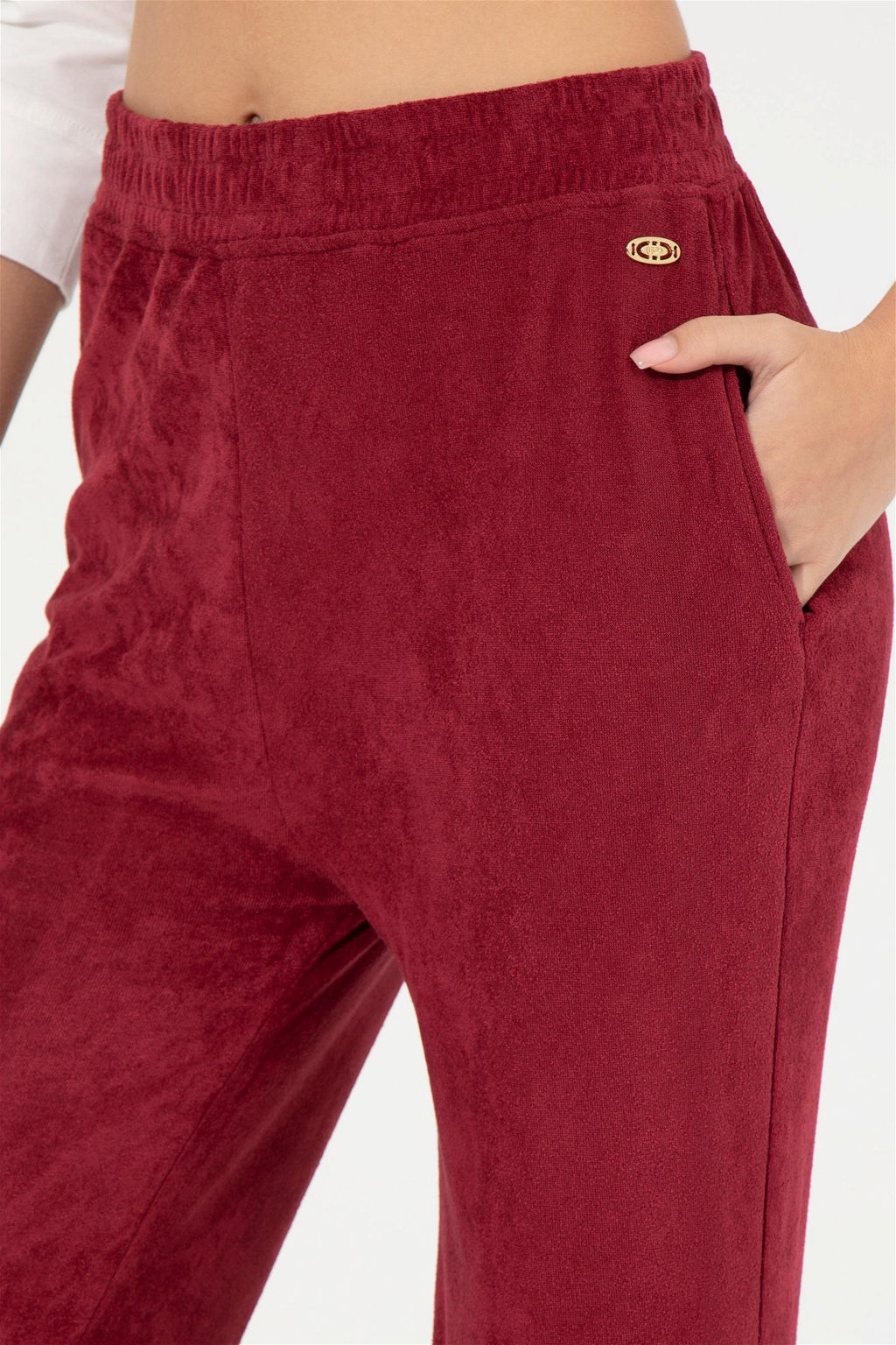 Женские спортивные штаны вишневого цвета Неожиданная скидка в корзине - U.s. polo assn фото 5