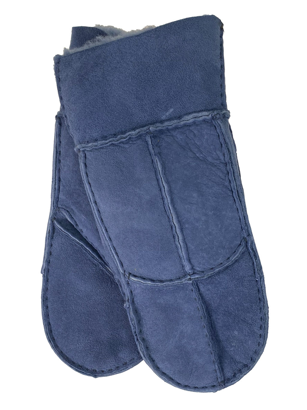 Зимние женские варежки с подкладом из искусственного меха, цвет шоколад - Greta фото 17