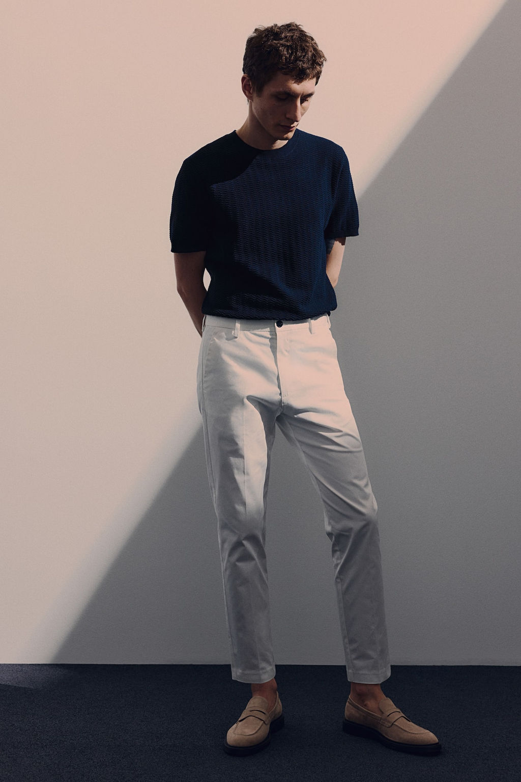 Camiseta en punto texturizado Regular Fit - H&m фото 2