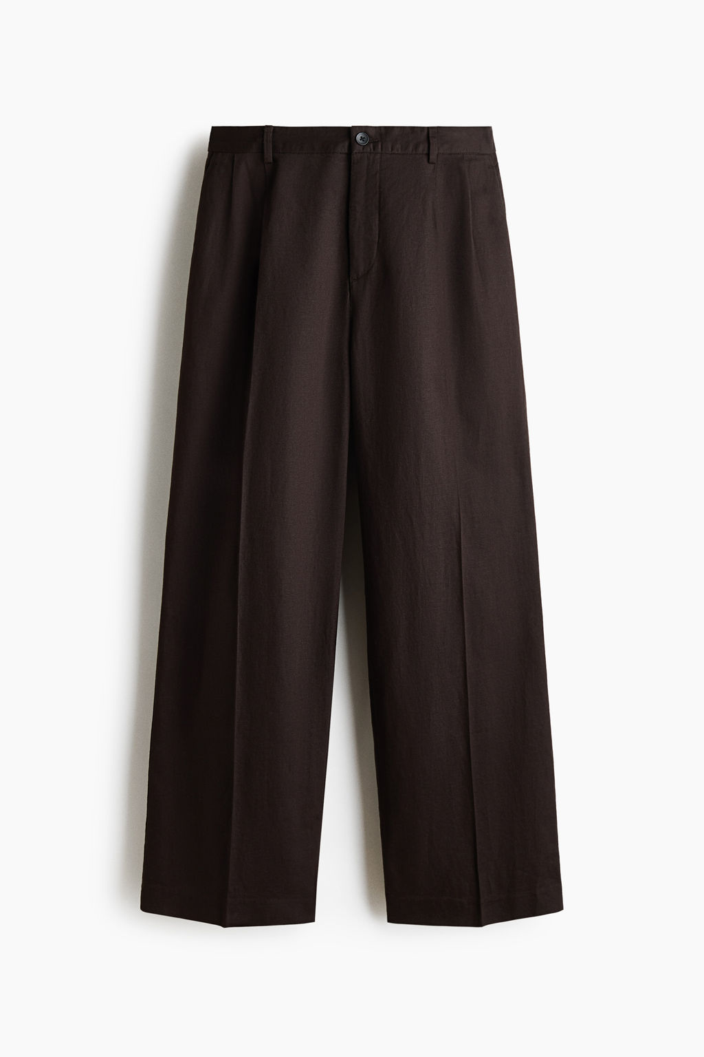 Pantal?n en mezcla de lino Loose Fit - H&m фото 2