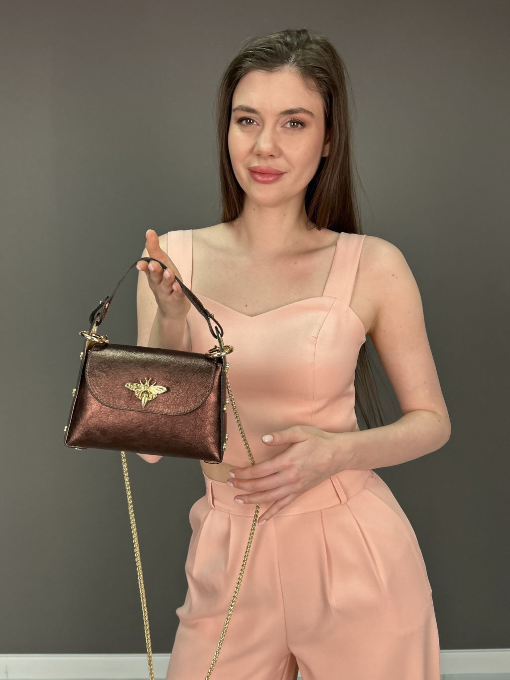 Сумка женская из телячьей кожи