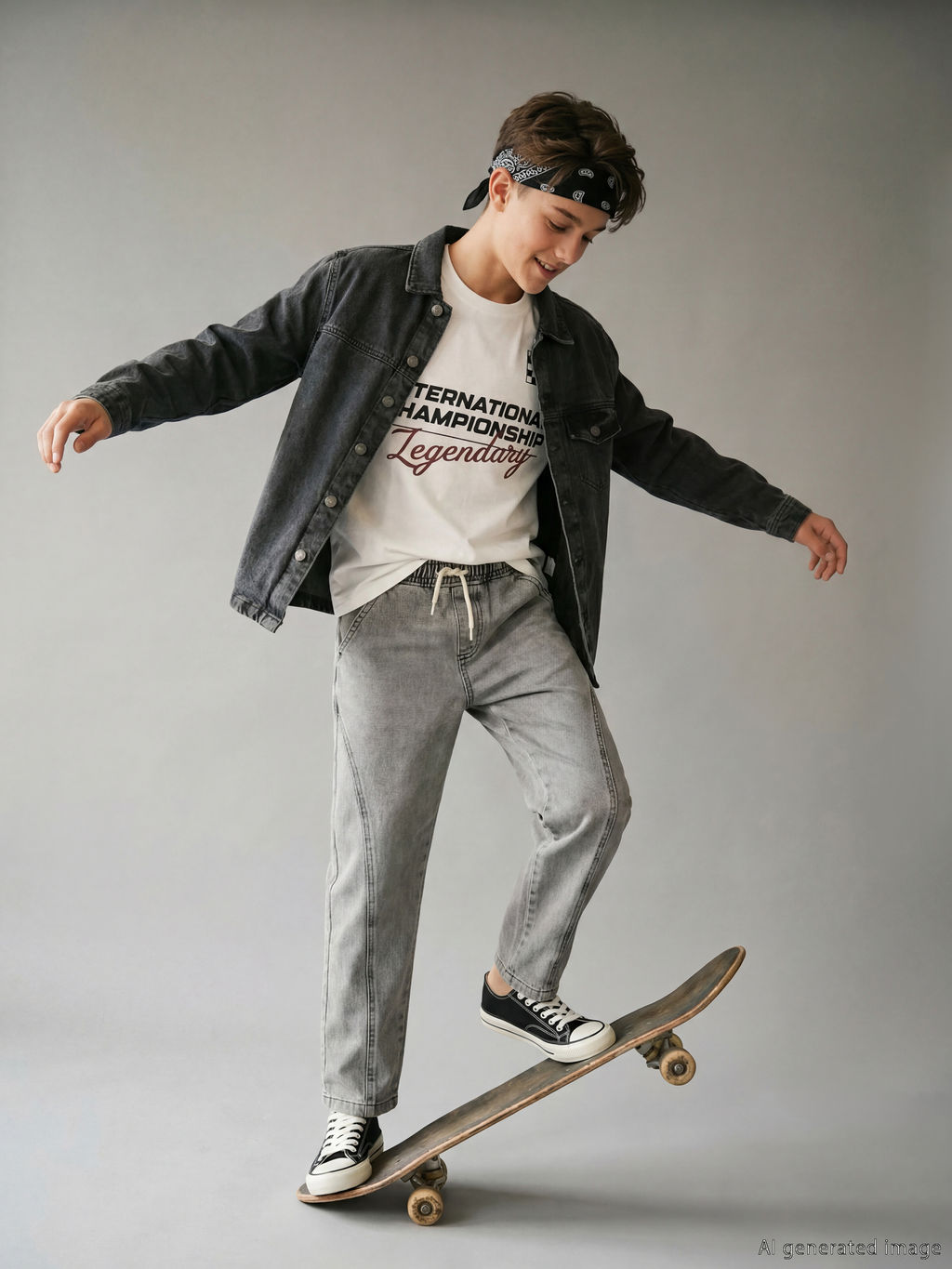 Barrel Fit Erkek ?ocuk Jean Pantolon