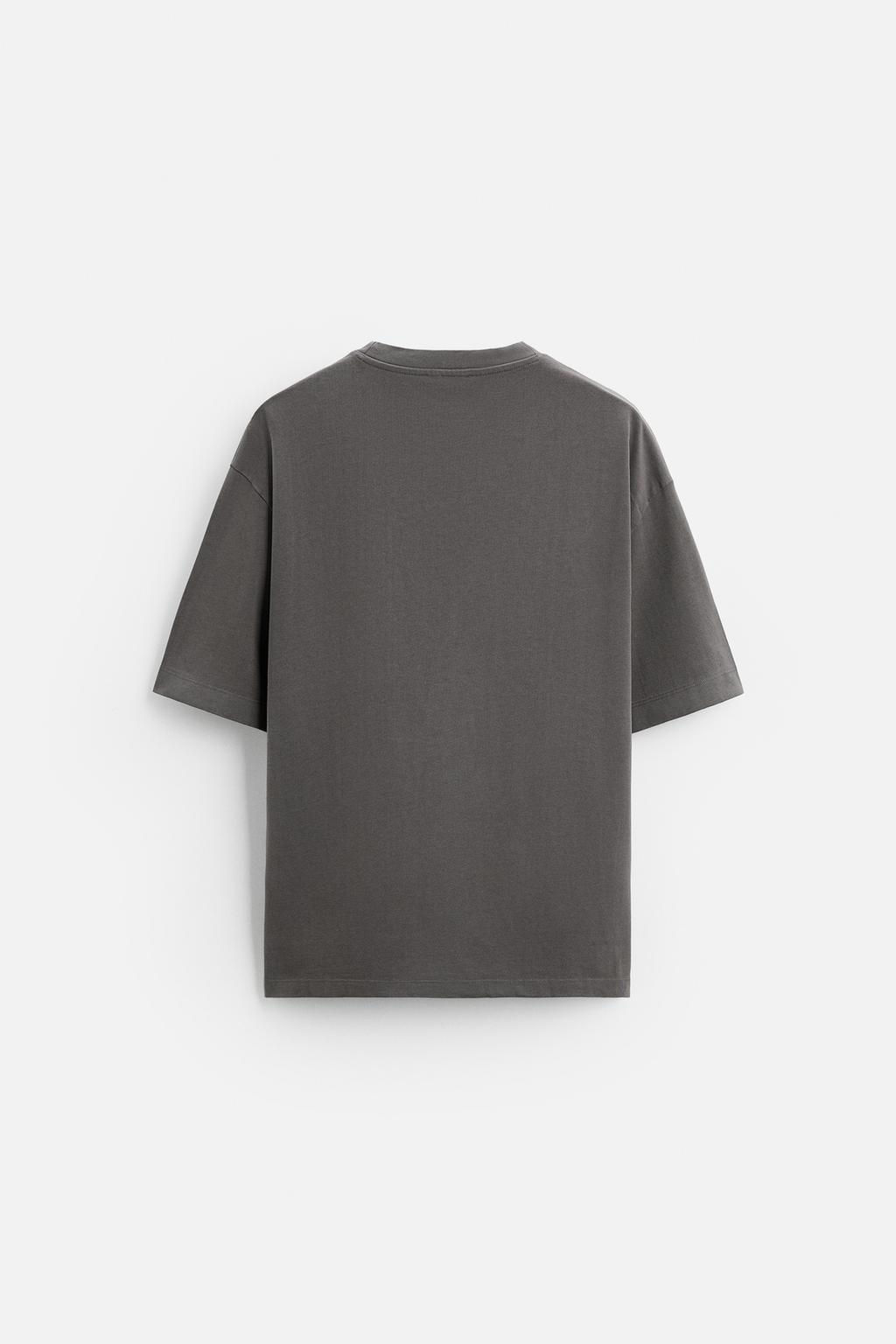 BASIC HEAVY WEIGHT T-SHIRT - Zara фото 29