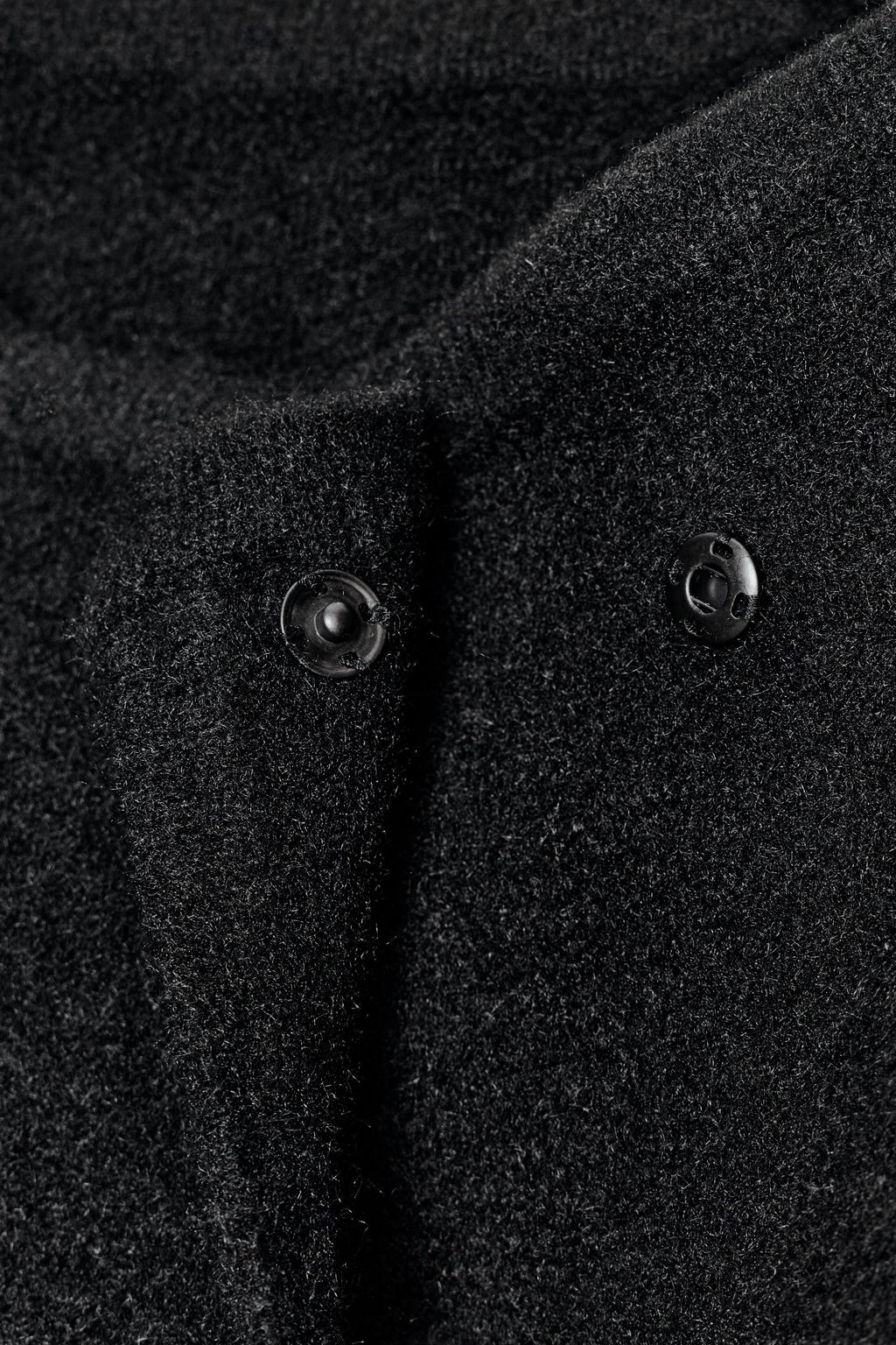 DOUBLE-BREASTED KNIT BOMBER JACKET