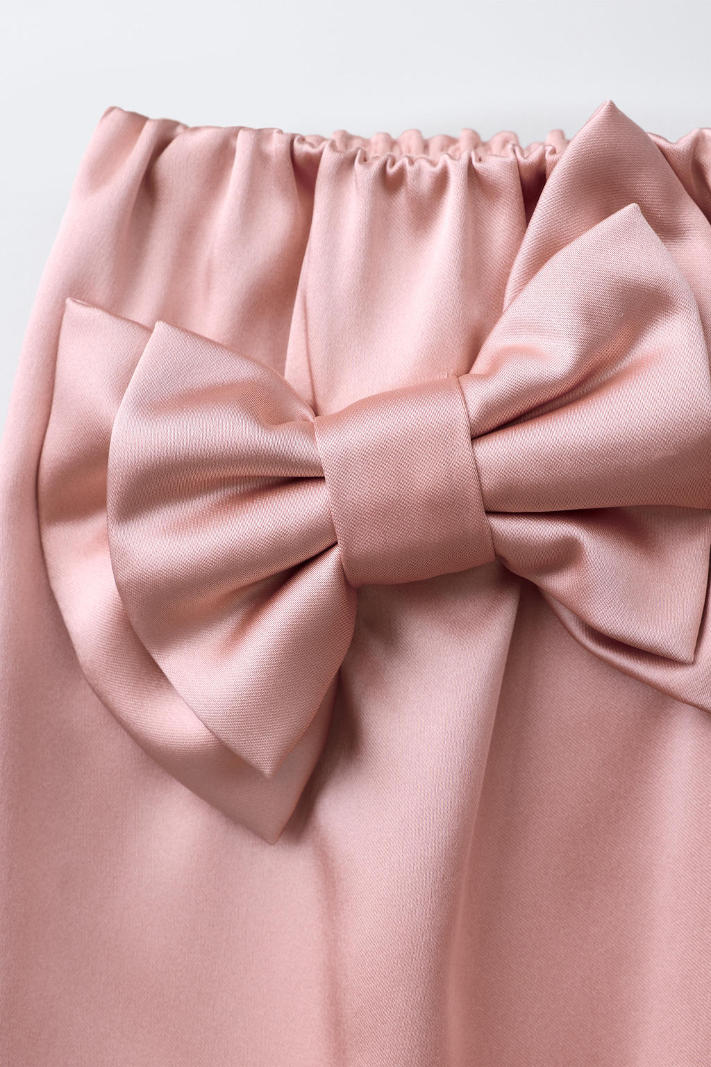 SATIN BERMUDA SKORT WITH BOW - Zara фото 3