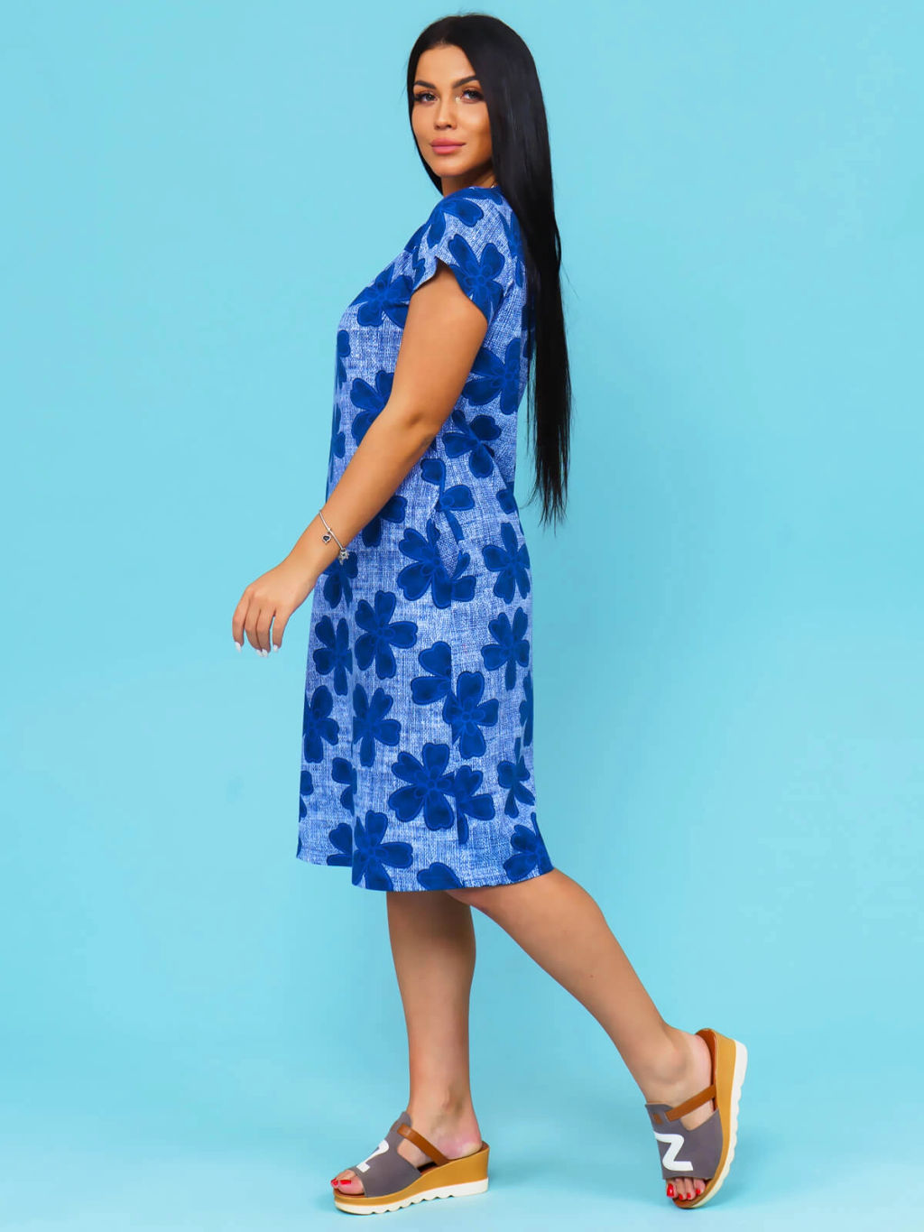 Платье женское, цвет фиолетовый