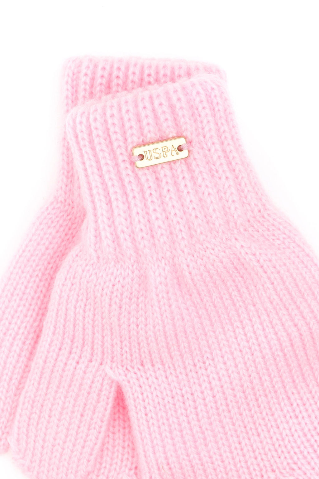 Розовые перчатки для девочек Неожиданная скидка в корзине - U.s. polo assn фото 3