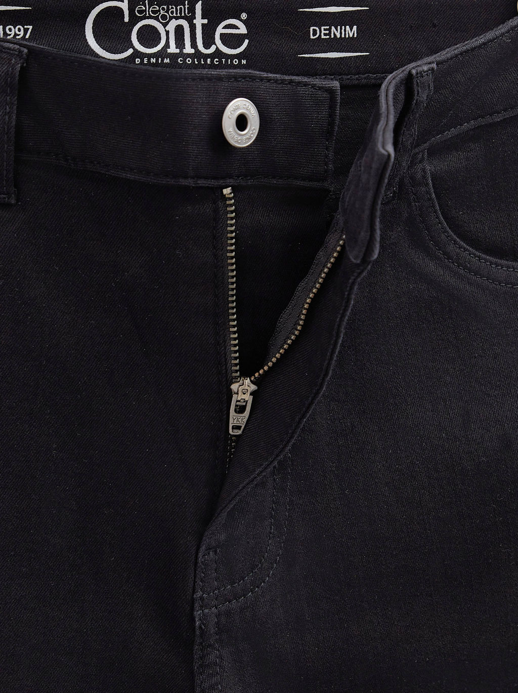 CONTE CON-665 Классические черные джинсы mom из eco-friendly денима black - Conte elegant фото 12