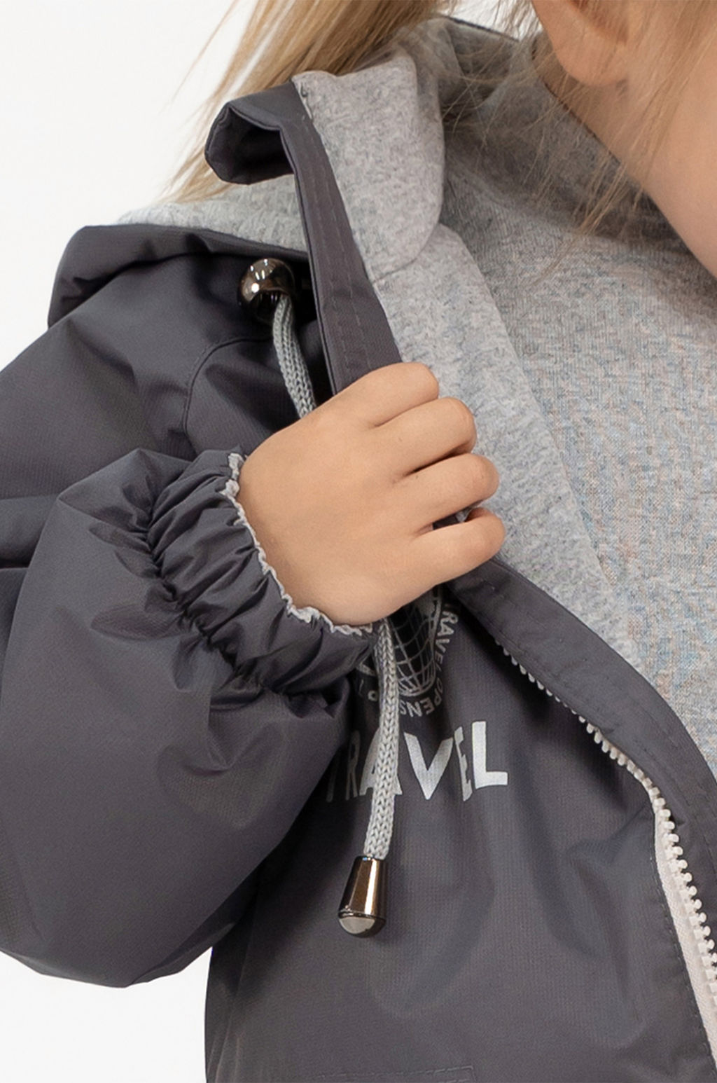 Комбинезон демисезонный серый