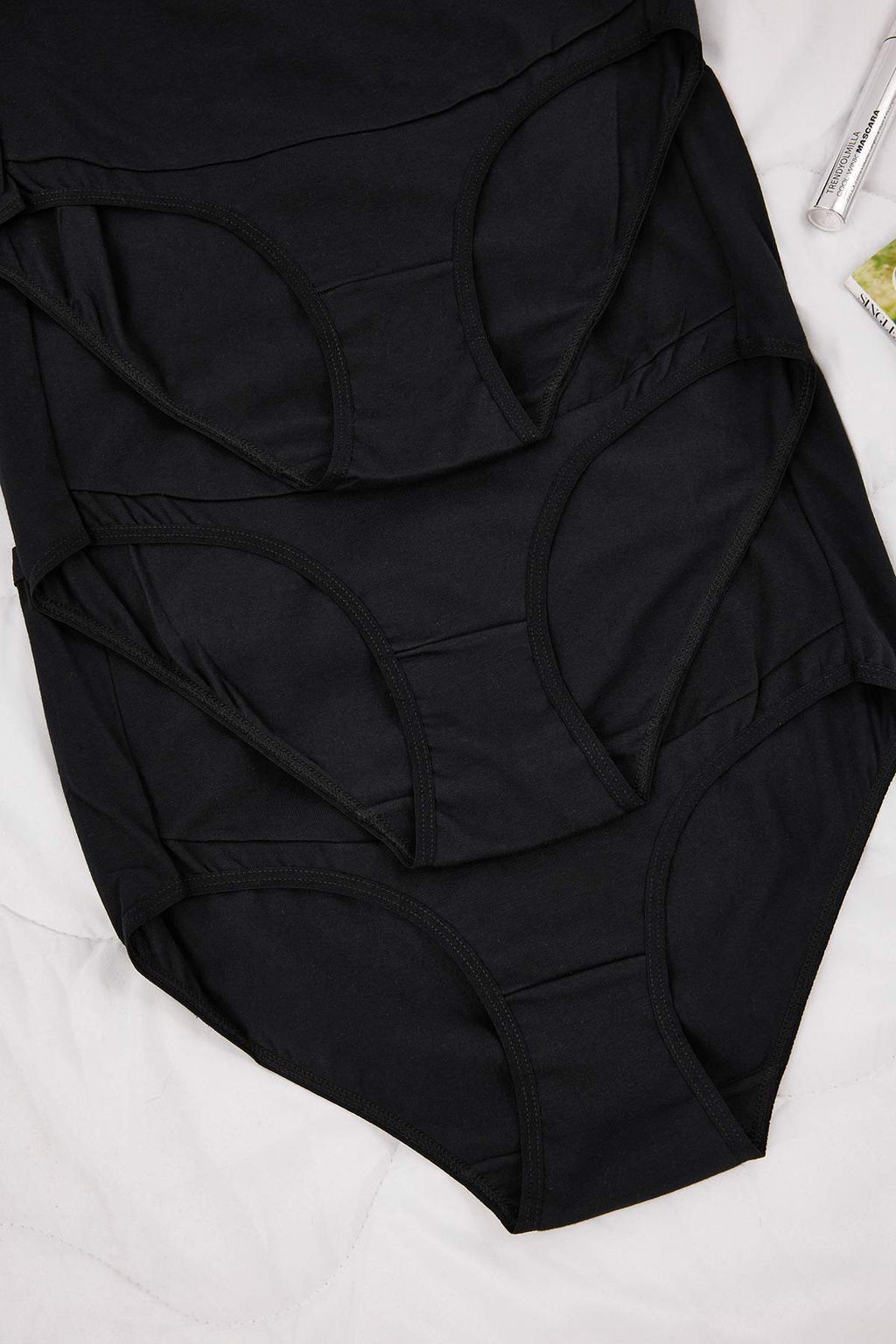 Siyah 3lu Pamuklu Likral? Hipster Orme Hamile Kulot THMAW26KU00010