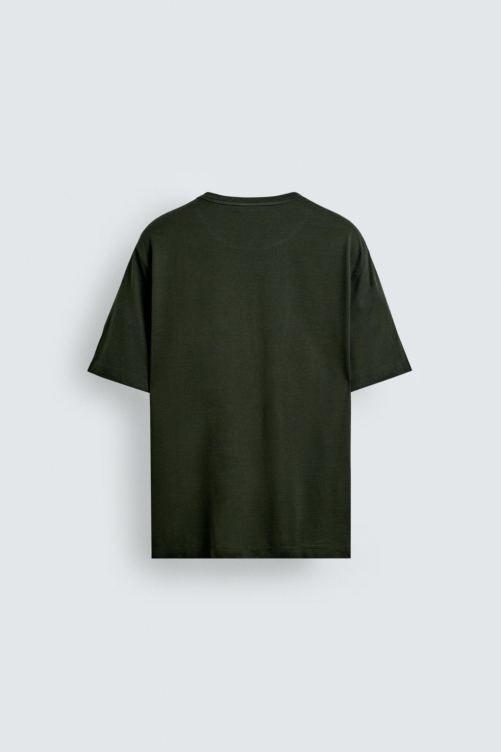 MERCERISED COTTON T-SHIRT - Zara фото 7