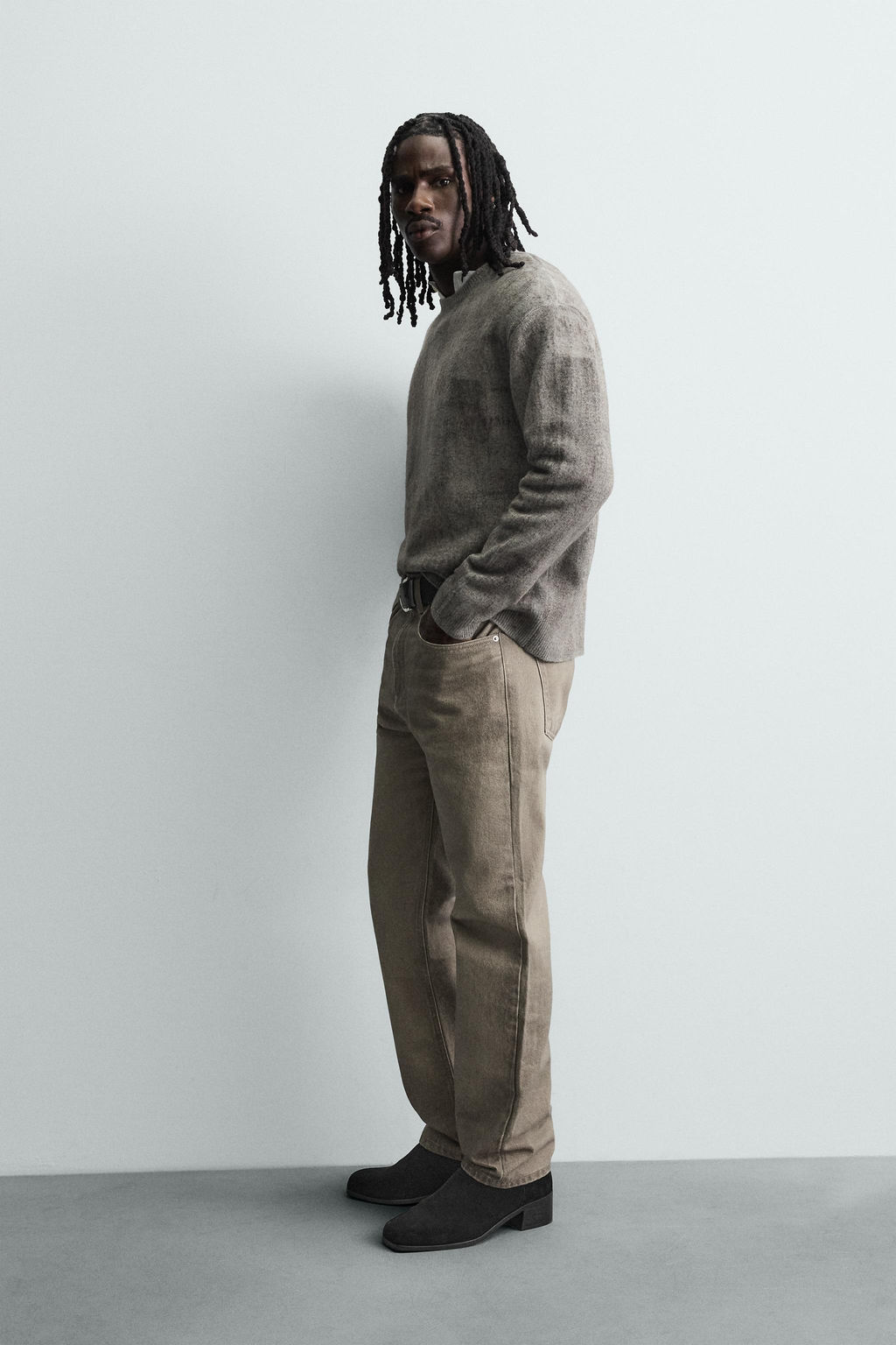 BRUSHED PRINTED JUMPER