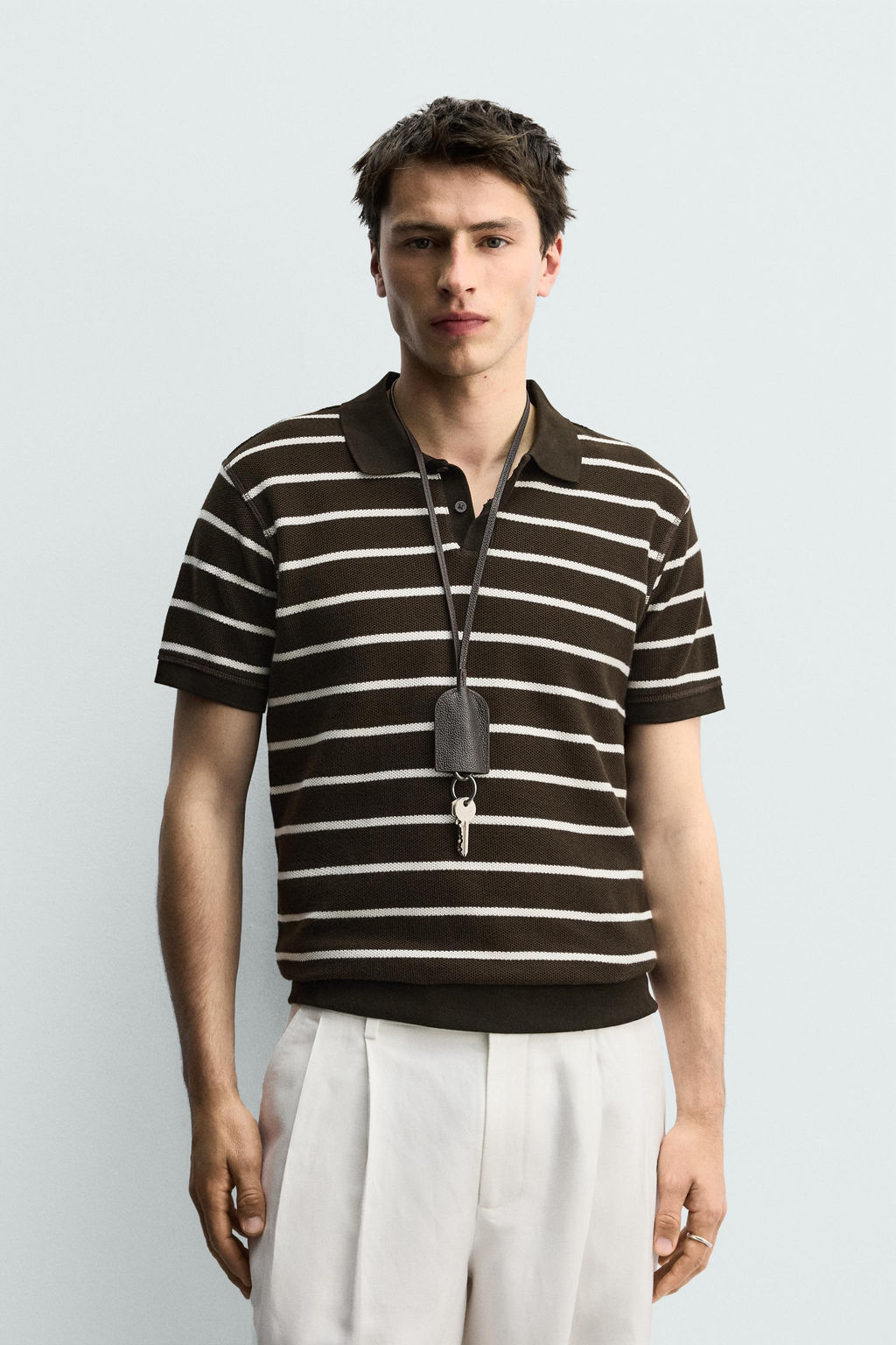 POLO PIQU? REGULAR FIT / rayas - Zara фото 2