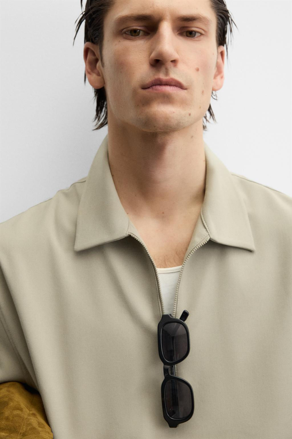 COMFORT ZIP POLO SHIRT - Zara фото 9