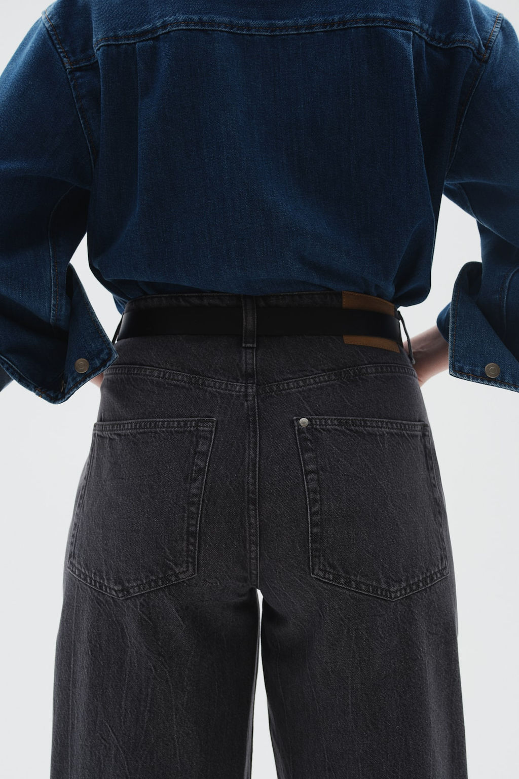 Curvy Fit Baggy High Jeans - H&m фото 4