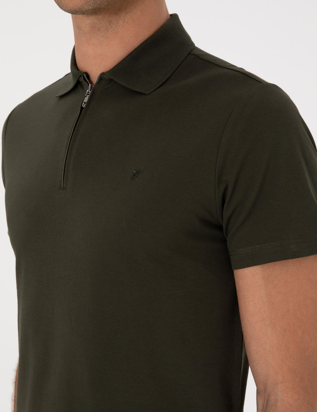 Haki Slim Fit Ti__rt - Cacharel фото 7