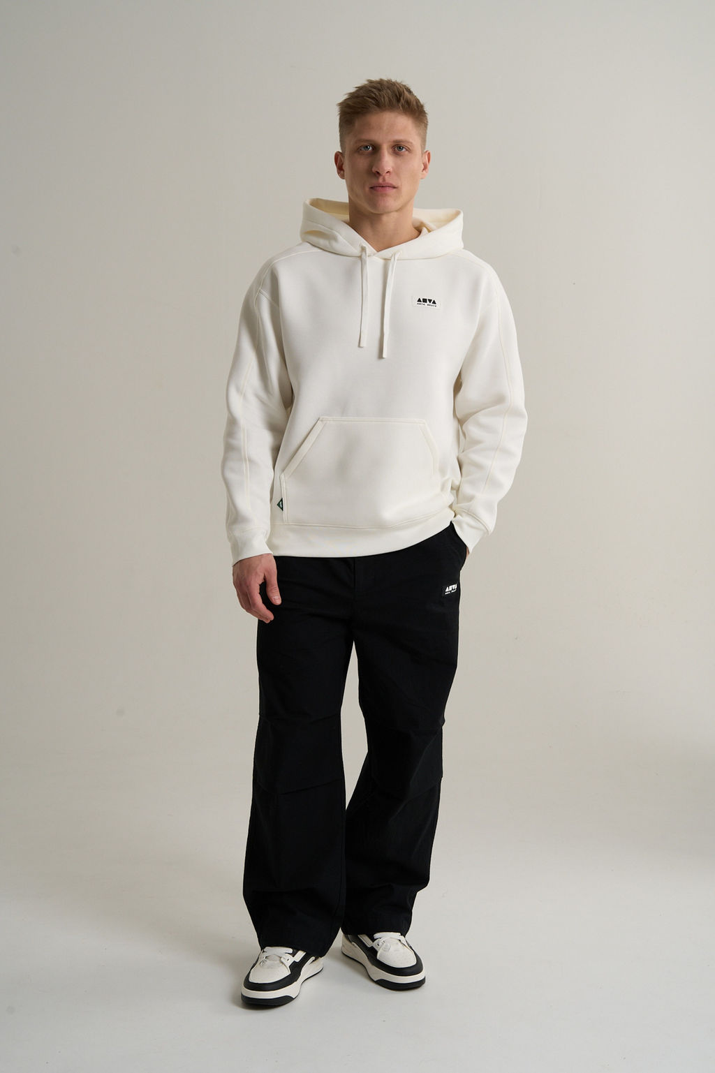 Брюки текстильные Черный ANTA SKATE Woven Casual Pants фото 2