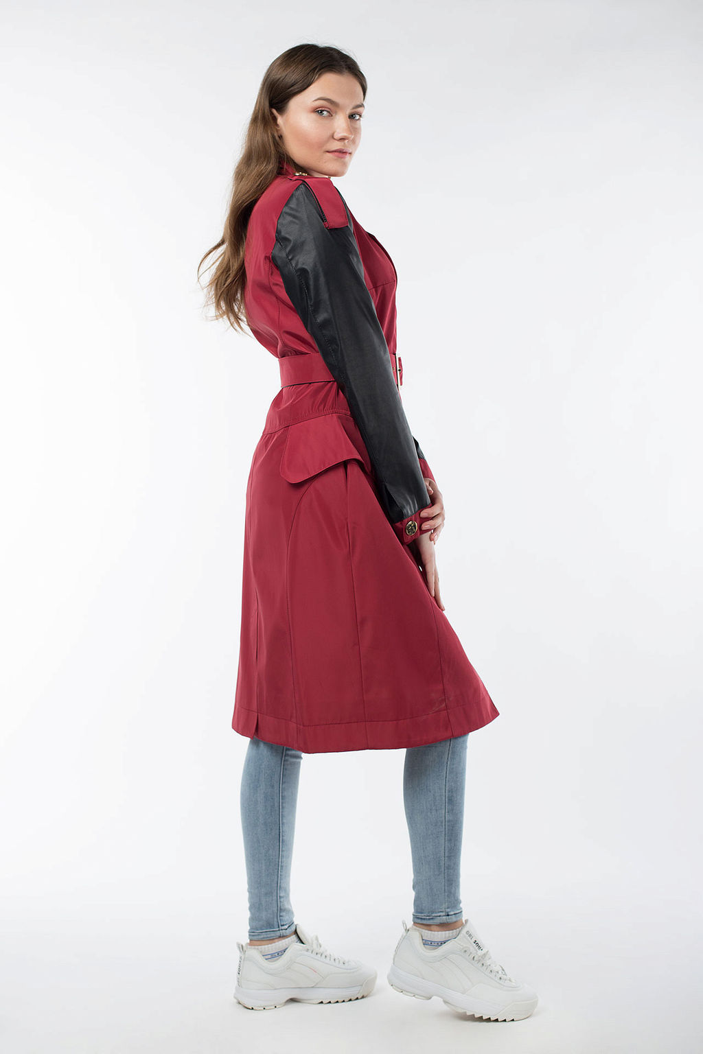 03-1713 Плащ женский (пояс) - El podio фото 14