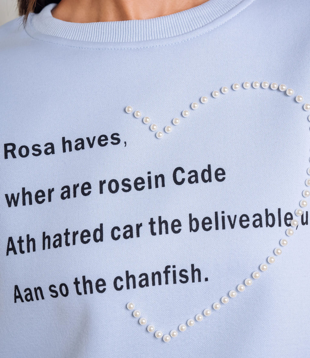 Свитшот #КТ3705 (3), голубой