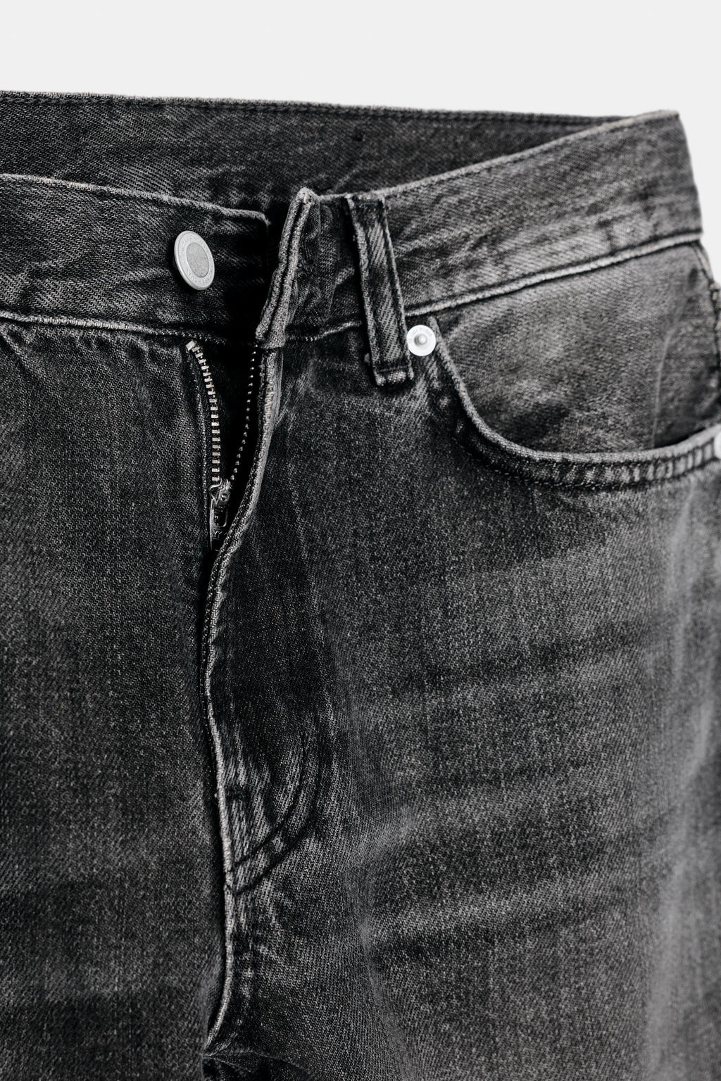 ZW COLLECTION MID-WAIST STRAIGHT JEANS - Zara фото 8