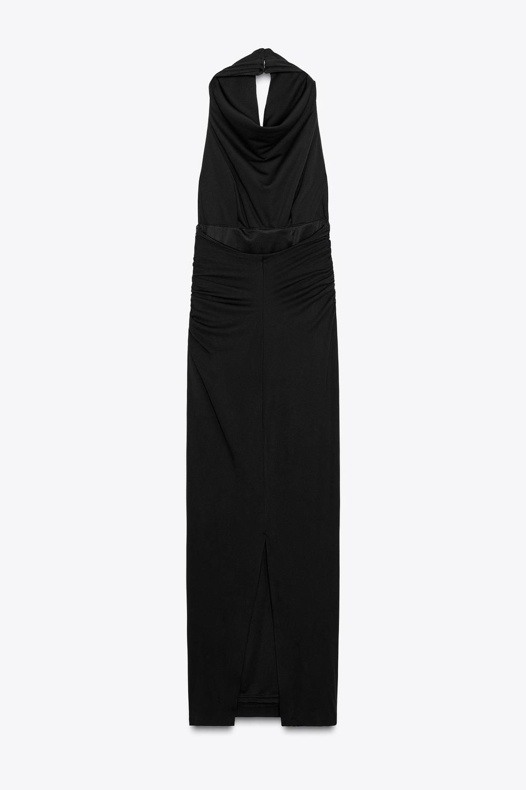 LONG HALTER DRESS WITH OPEN BACK - Zara фото 23
