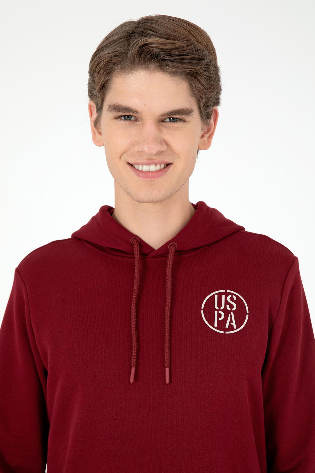 Мужской бордово-красный свитшот Неожиданная скидка в корзине - U.s. polo assn фото 2