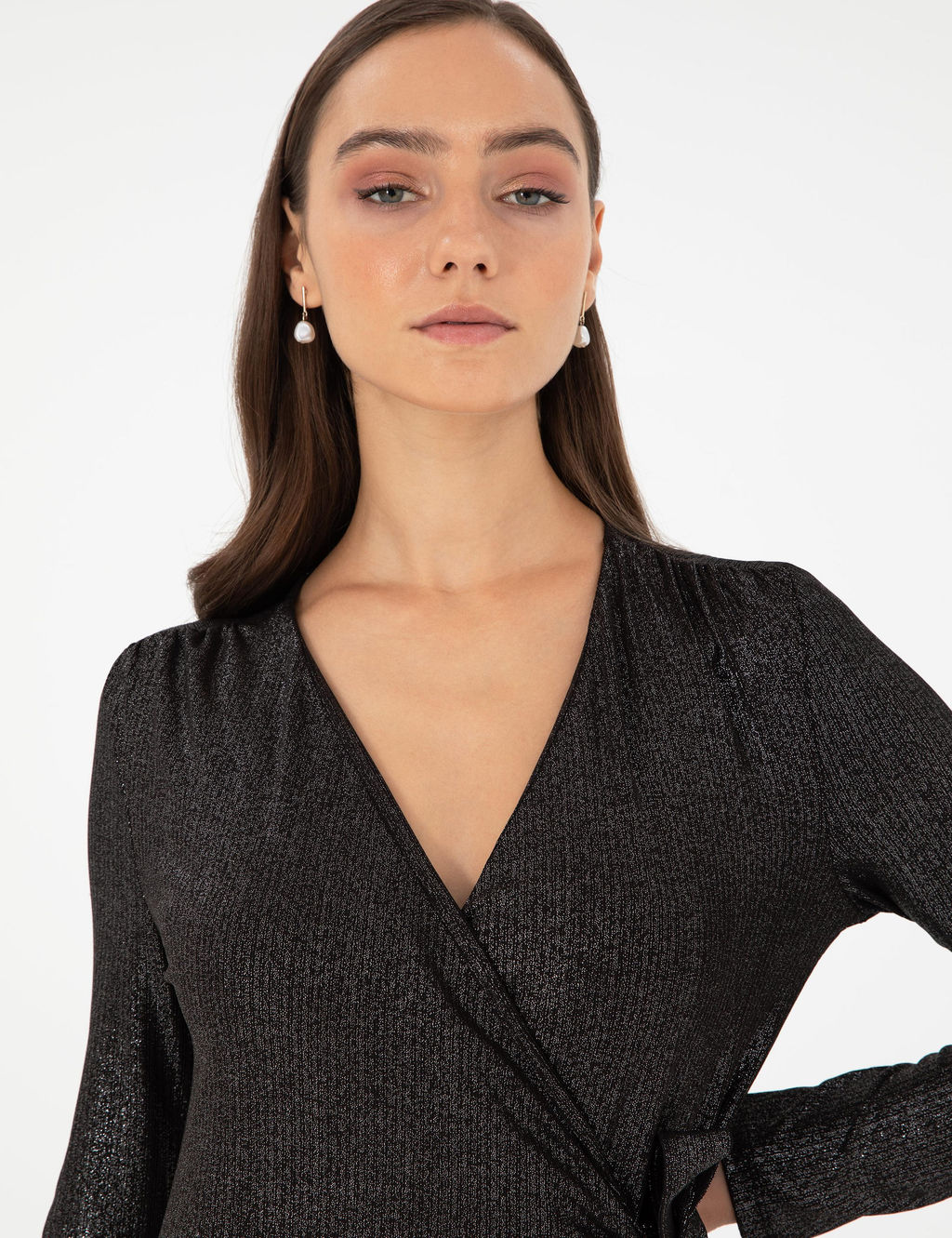 Siyah Slim Fit _rme Elbise - Pierre cardin фото 4