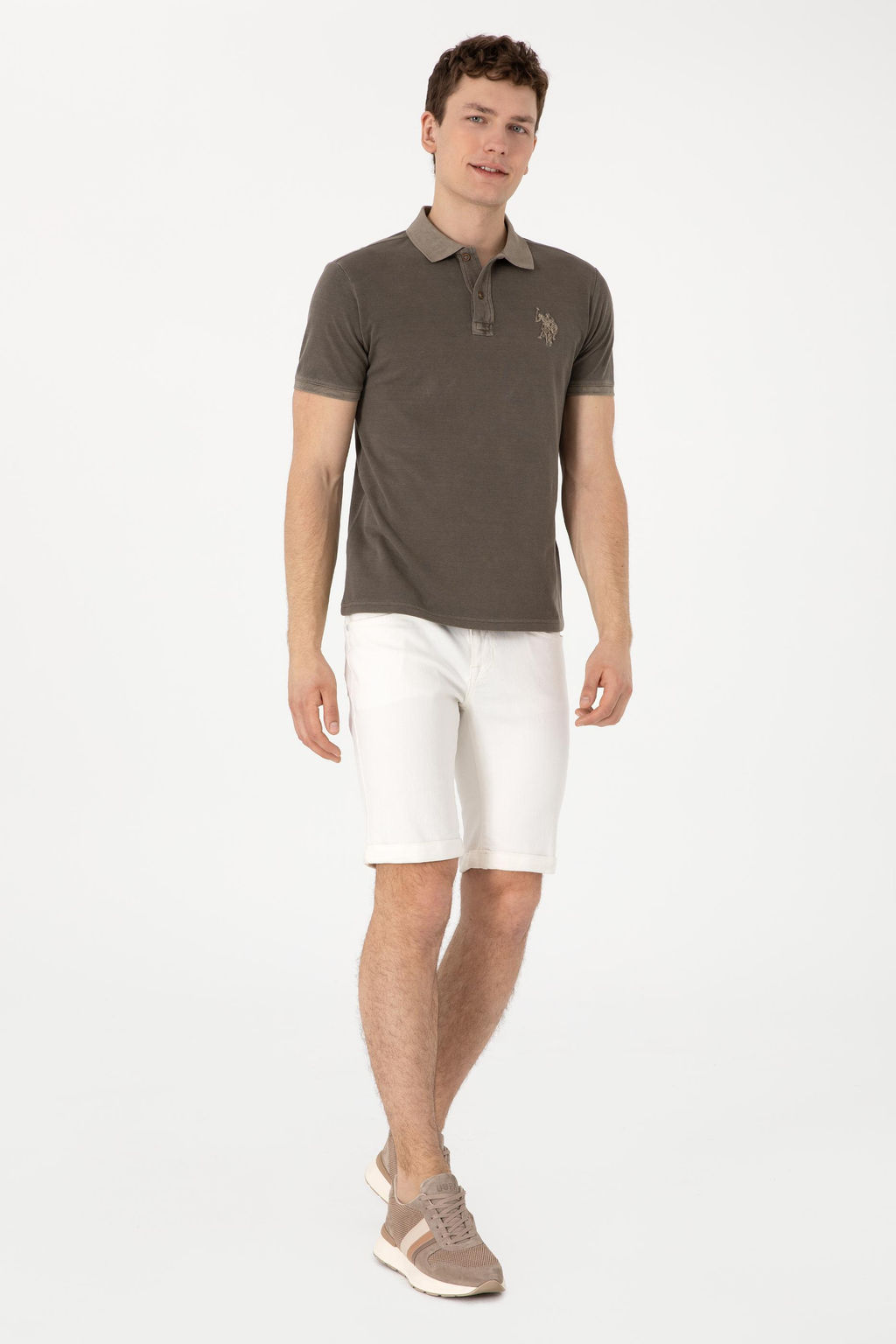 Erkek Vizon Basic Ti__rt Sepette S_rpriz _ndirim - U.s. polo assn фото 4
