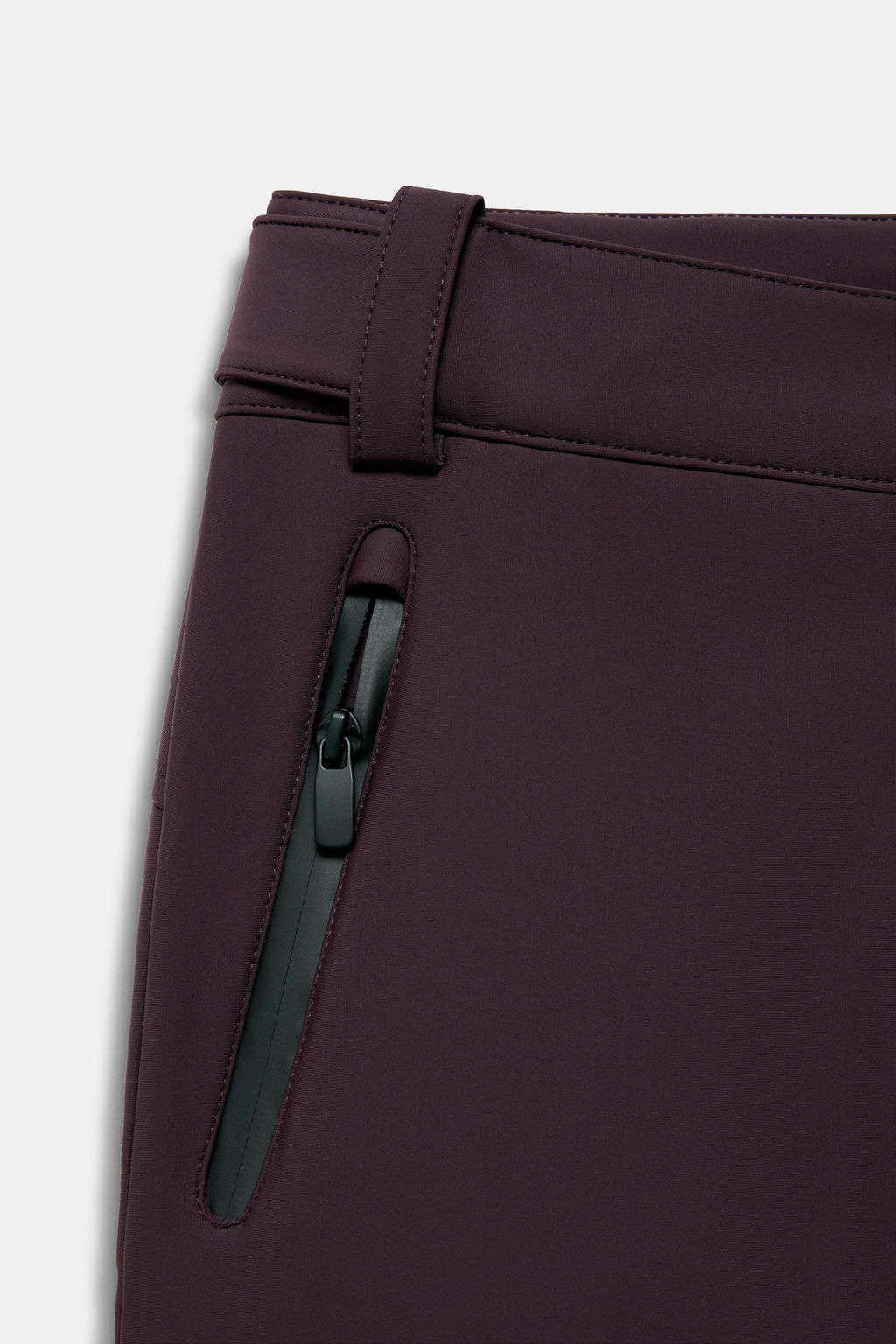 PANTAL?N FLARE WATER RESISTANT WINDPROOF RECCO® TECHNOLOGY SKI COLLECTION / Burgundy - Zara фото 10
