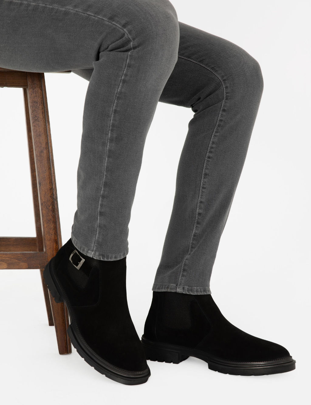 Siyah %100 S_et Deri Bot