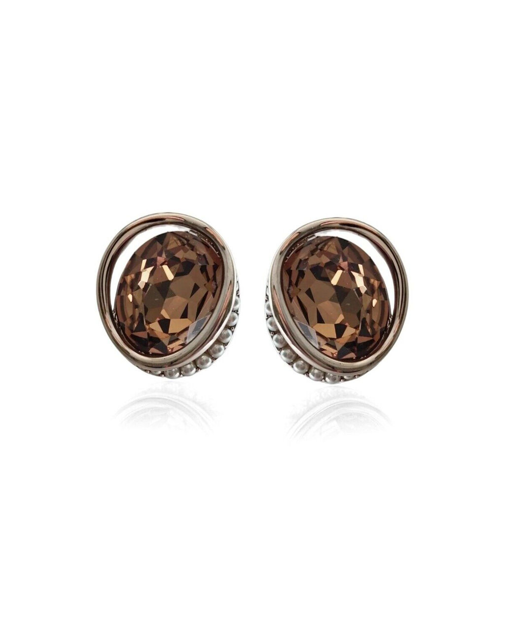 Серьги с кристаллами Swarovski