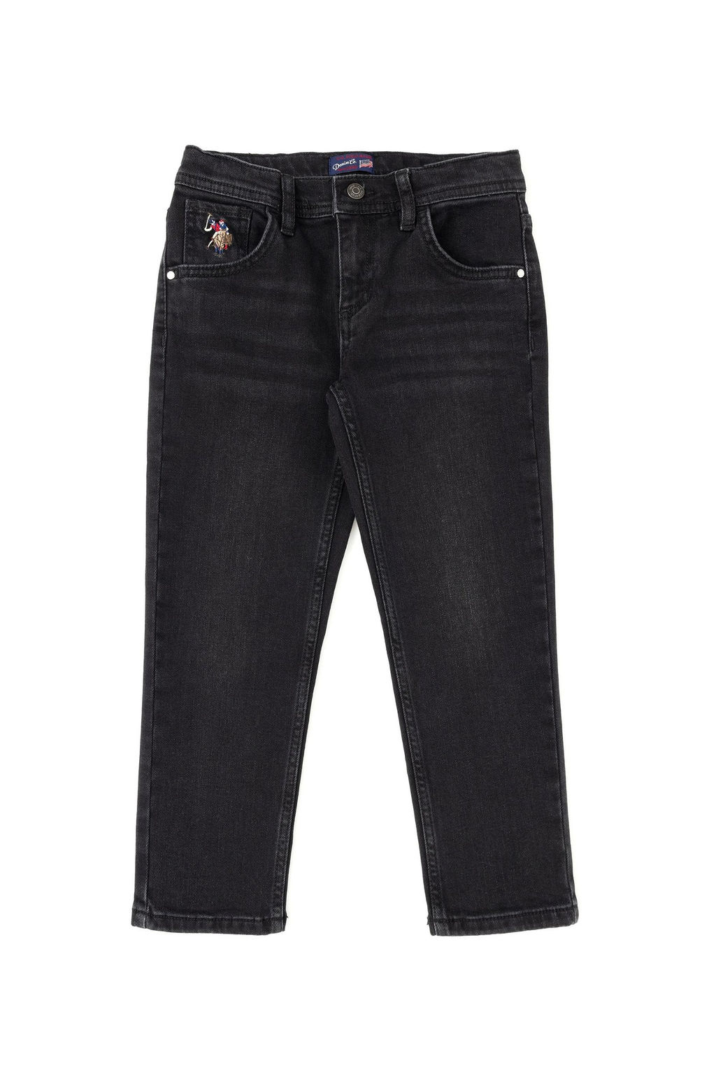 Черные джинсовые брюки для мальчика - U.s. polo assn фото 2