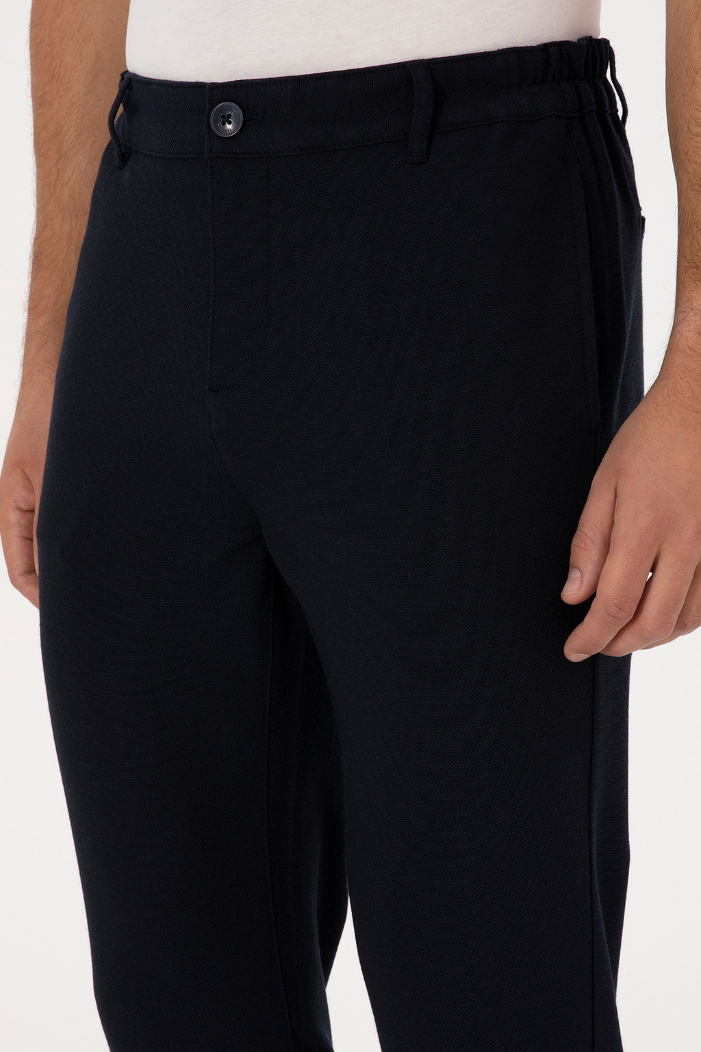 Erkek Lacivert Jogger Fit Kanvas / Chino Pantolon - U.s. polo assn фото 11