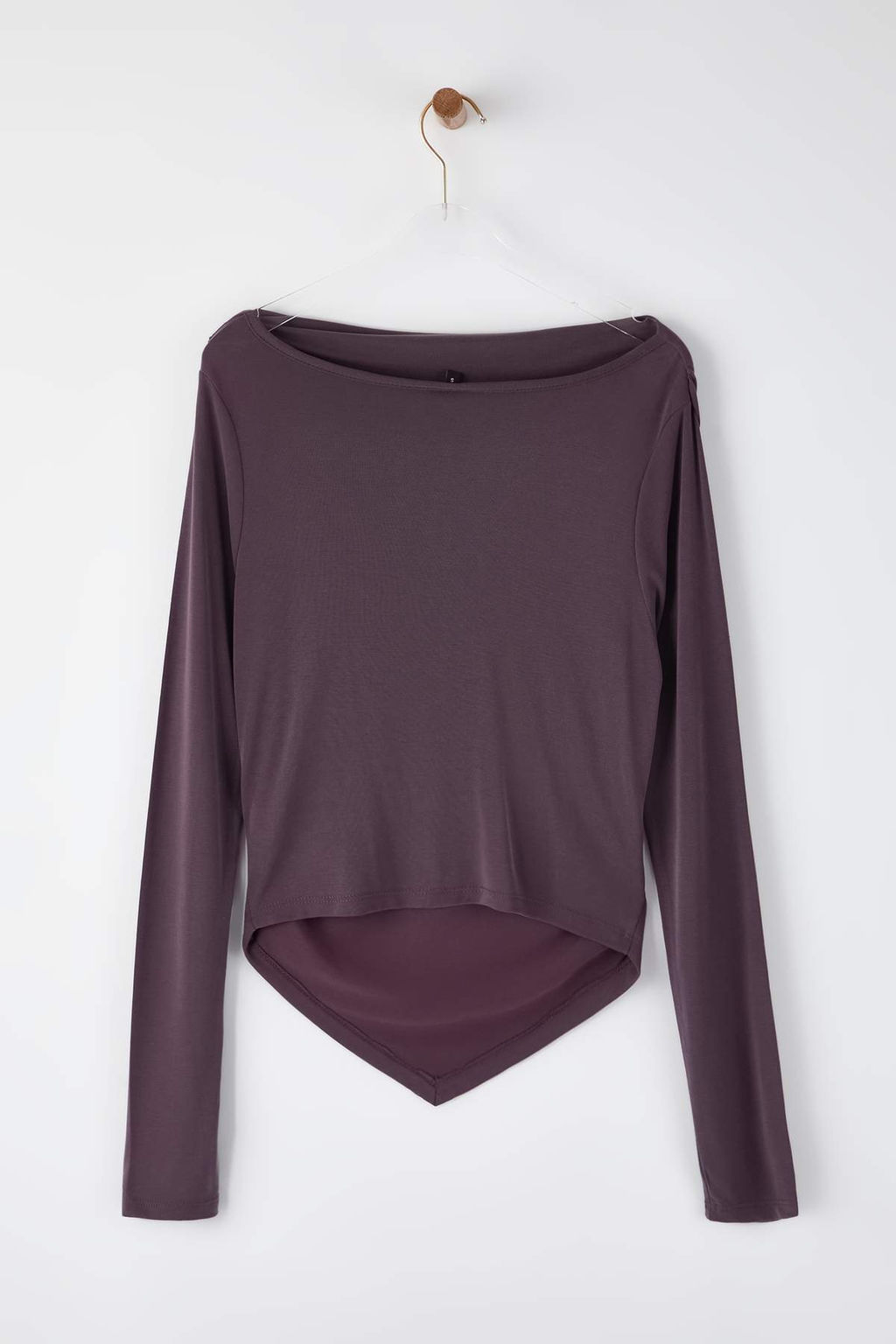 Murdum Modal Kumas Degaje Yaka Drapeli Vatkal? Asimetrik Orme Bluz TWOAW25BZ00031