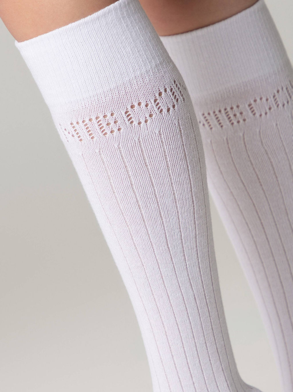 Цена за 2 пары. Носки Удлиненные CONTE CLASSIC Гольфы женские белый - Conte elegant фото 17