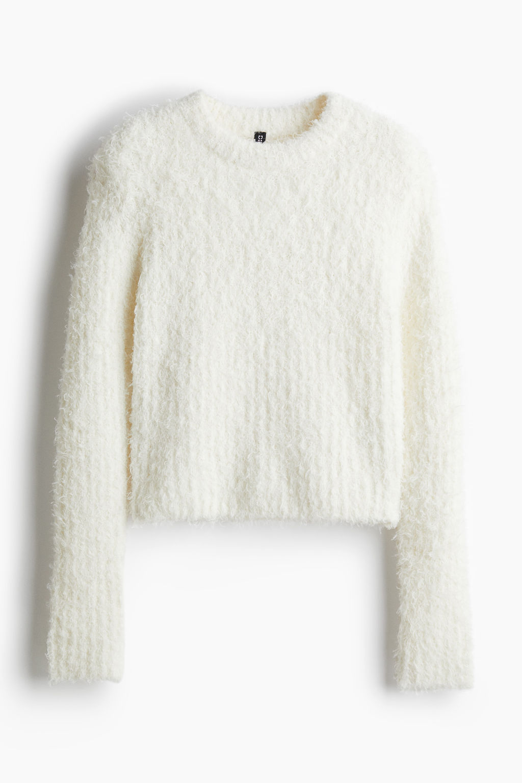 Jersey en punto efecto pelo con hombreras - H&m фото 8