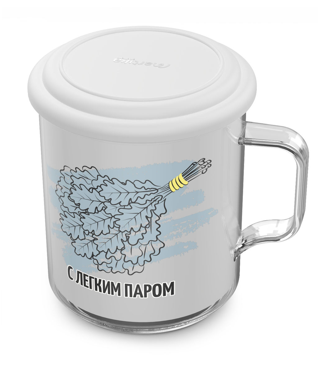 Цена за 2 шт. Термокружка "Хобби" 0,4л с крышкой С554К