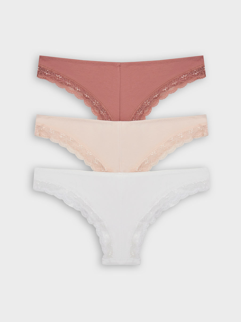 Цена за 2 штуки! Трусы бразилиана женские в наборе, 3 шт - Mark formelle фото 9