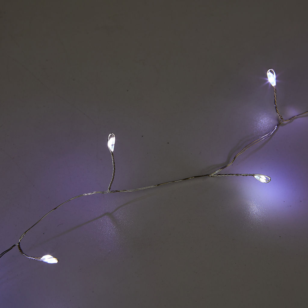 ULD-S0500-125/DTA WHITE IP20 DEWDROP Гирлянда светодиодная Роса, 5м. 125 светодиодов. Белый свет. Провод прозрачный. ТМ Uniel - Volpe фото 5