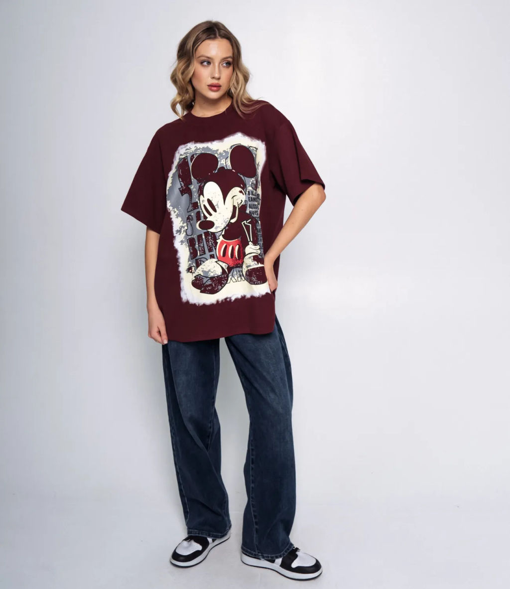 Футболка #КТ6-62, бордовый