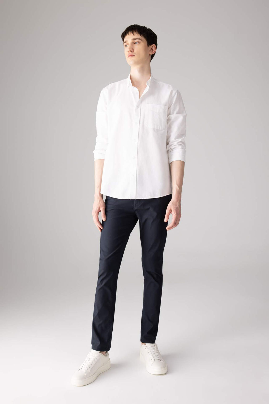 Chino Kanvas Pantolon Slim Fit Dar Kesim Cepli Dar Paca - Defacto фото 6